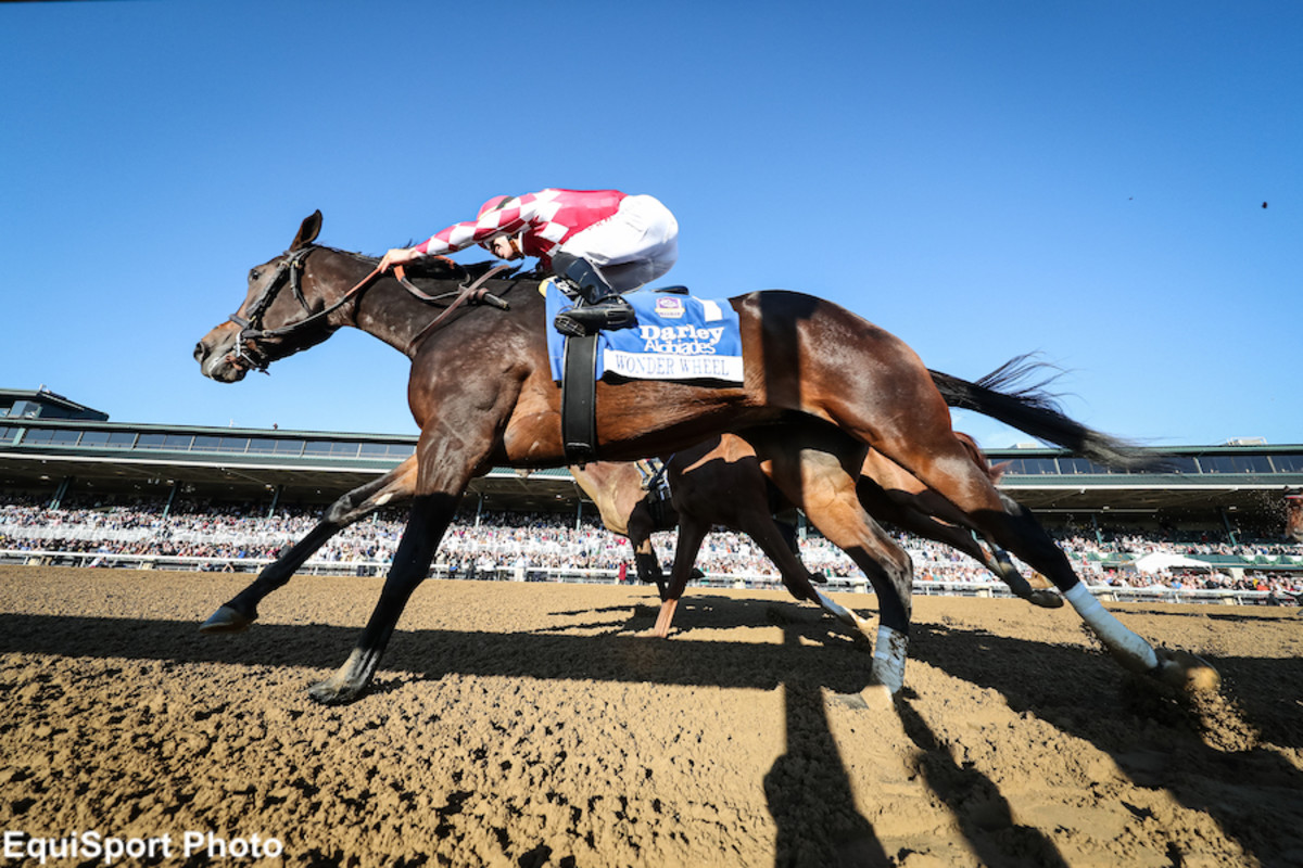 Wonder Wheel Guts It Out On The Lead In Alcibiades Stakes – Horse Racing News